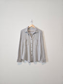 Z Supply Gray Shirt Jacket (M)