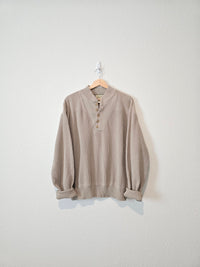 Vintage LL Bean Knit Henley (L)