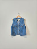 Vintage Eddie Bauer Denim Vest (S)