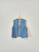 Vintage Eddie Bauer Denim Vest (S)