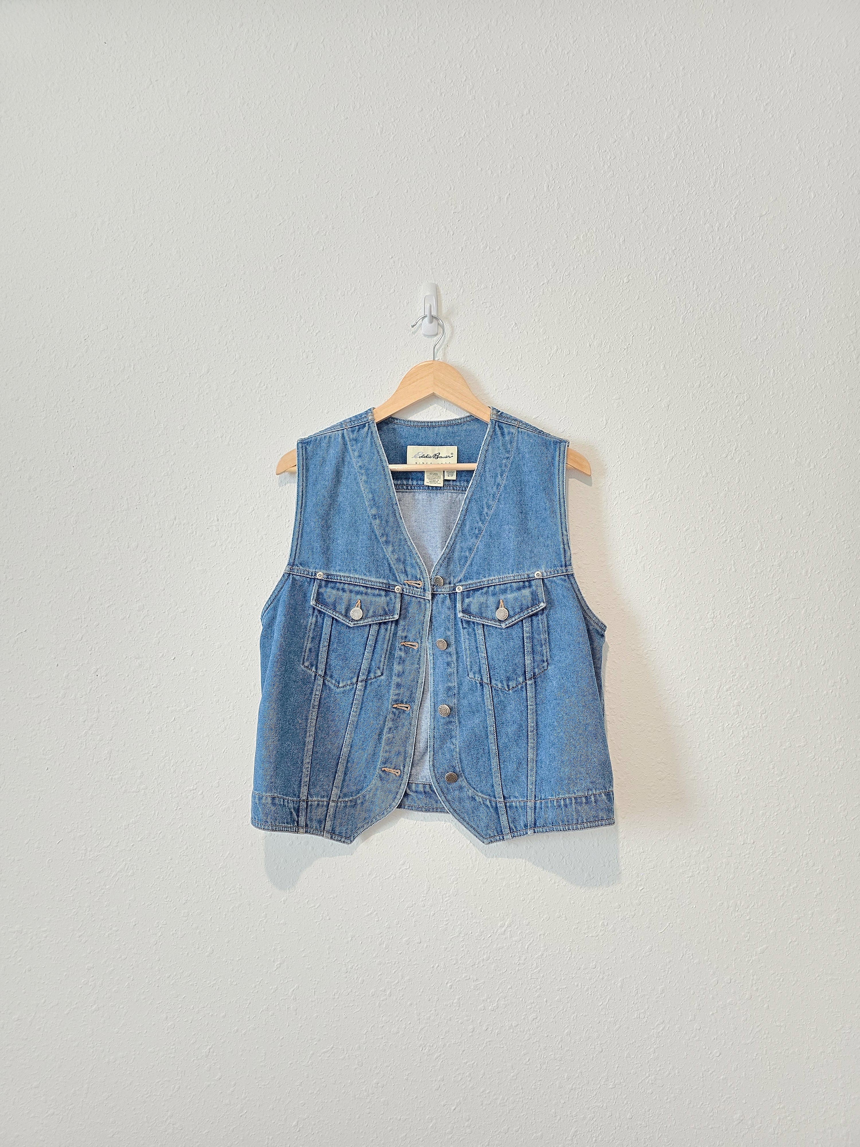 Vintage Eddie Bauer Denim Vest (S)