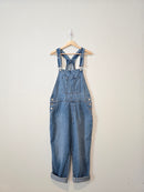 Gap Slouchy Denim Overalls (L)