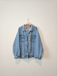 Light Wash Oversized Denim Jacket (3X)