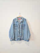 Light Wash Oversized Denim Jacket (3X)