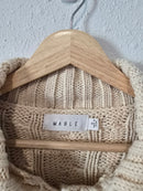 Mable Cable Knit Crop Sweater (S)