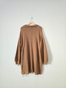 Promesa Brown Knit Romper (L)