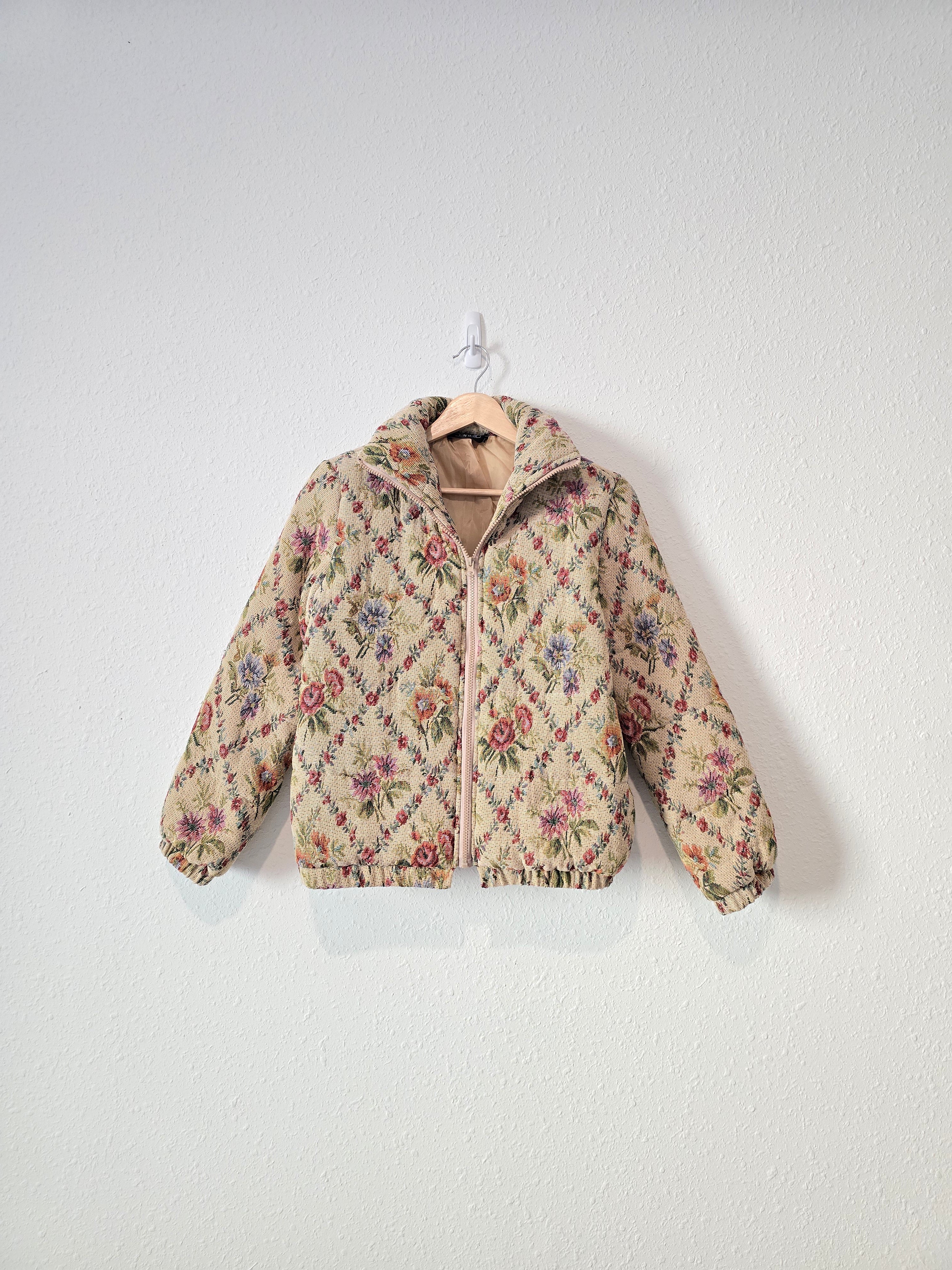 Floral Zip Up Jacket (XS/S)