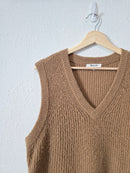 Madewell Camel Sweater Vest (XL)