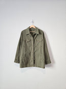 Aerie Green Button Up Jacket (M)