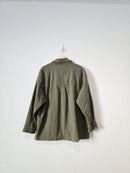 Aerie Green Button Up Jacket (M)