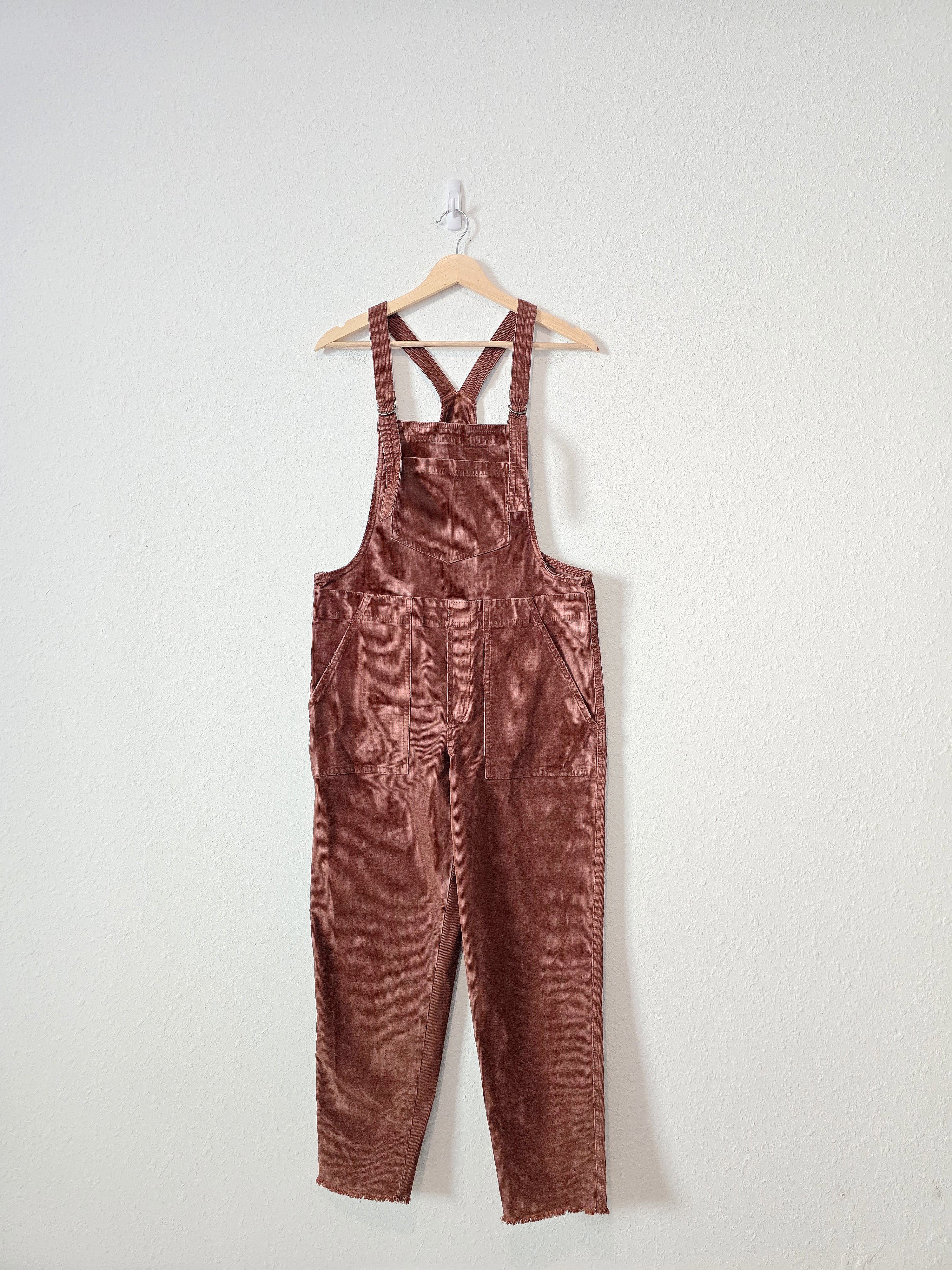 Aerie Corduroy Straight Overalls (S)