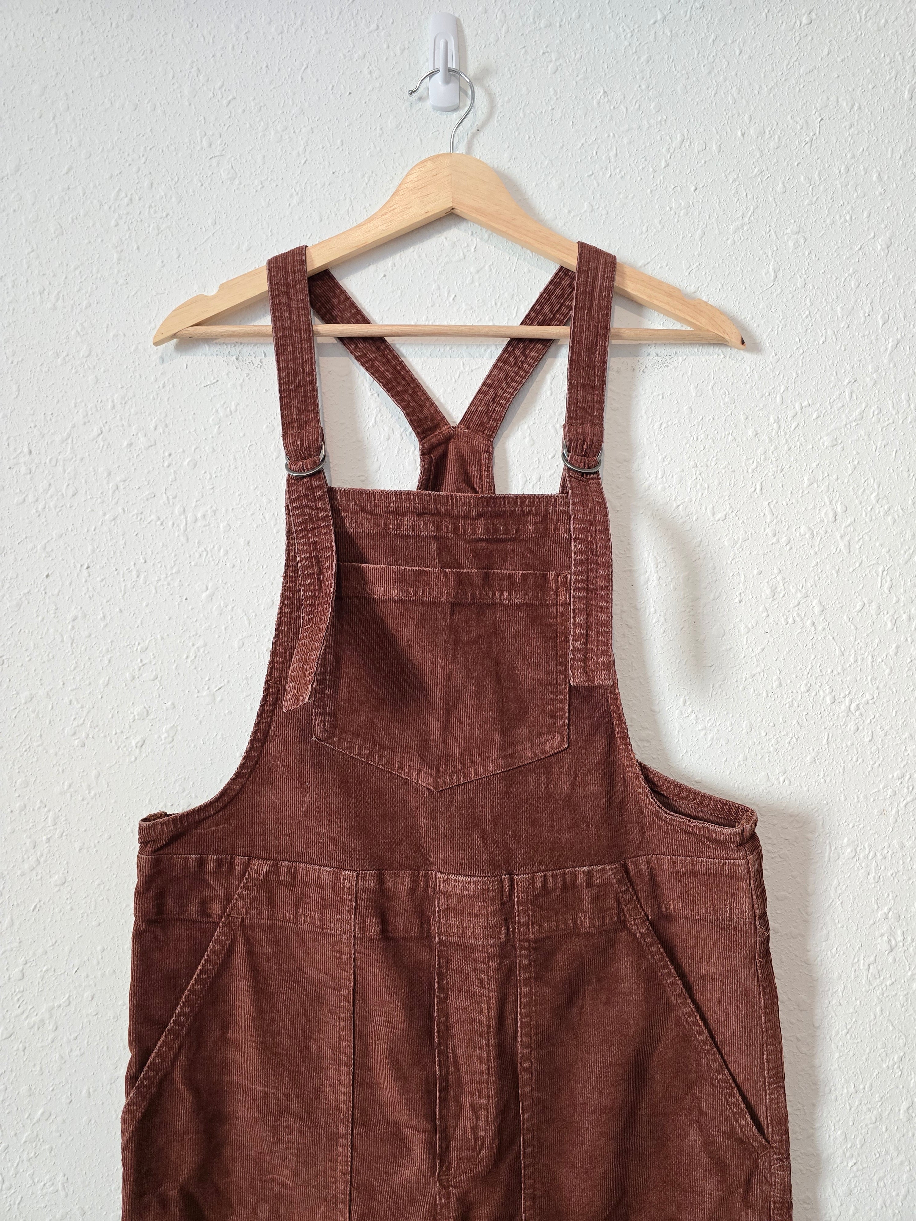 Aerie Corduroy Straight Overalls (S)