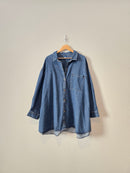 NEW Cotton Denim Button Up (4X)