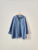 NEW Cotton Denim Button Up (4X)