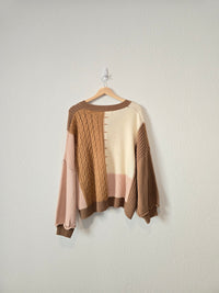 Altar'd State Colorblock Sweater (L)