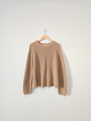 Quince Cotton Ribbed Sweater (XL)