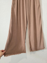 Umgee Linen Wide Leg Pants (L)