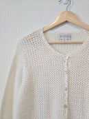 Vintage Crochet Knit Sweater (XL)