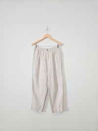 Madewell Linen Straight Pants (S)