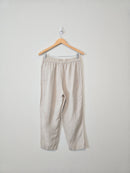 Madewell Linen Straight Pants (S)