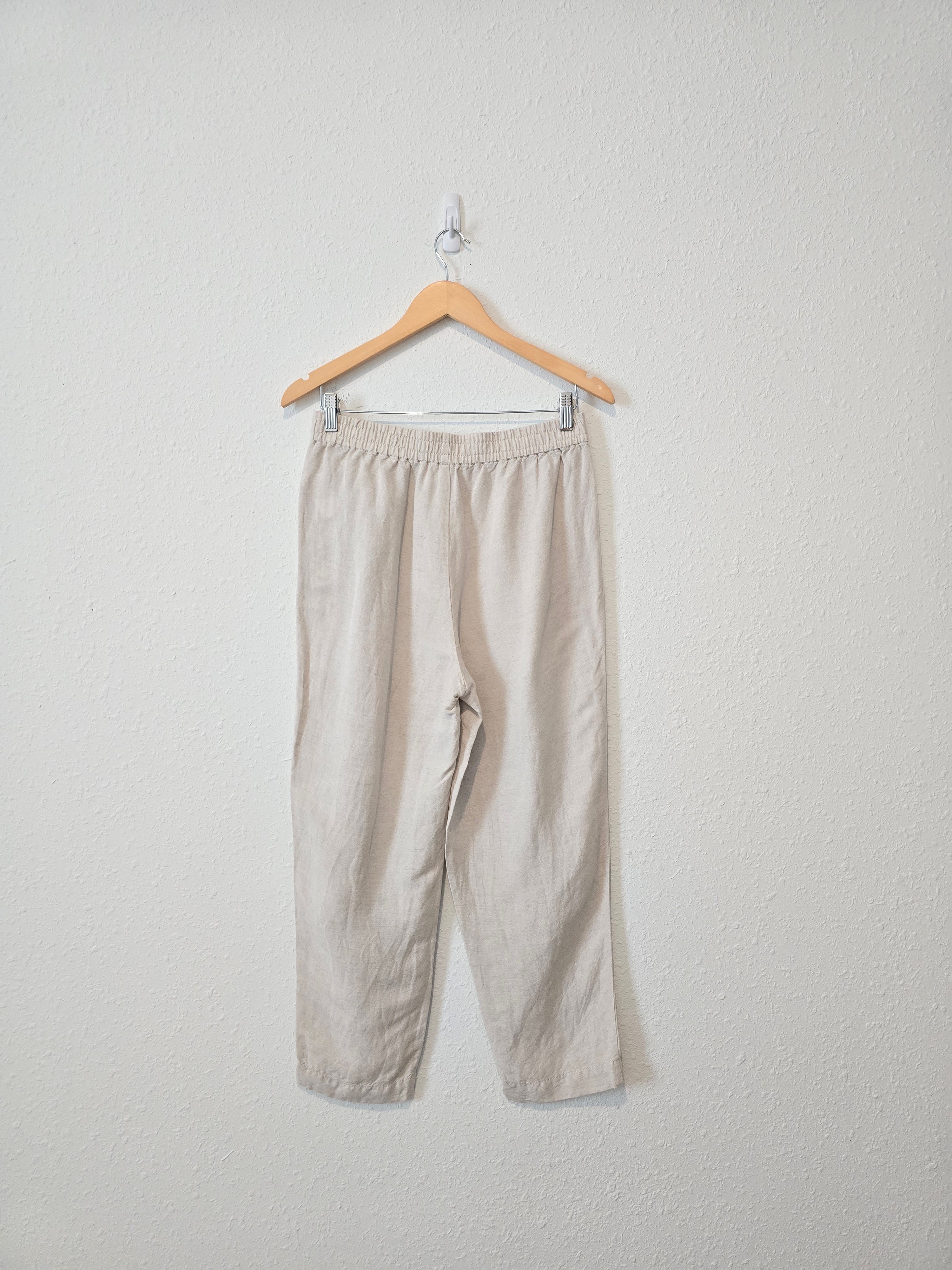 Madewell Linen Straight Pants (S)