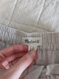 Madewell Linen Straight Pants (S)