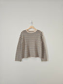 Striped Wool Blend Sweater (XS)