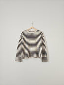 Striped Wool Blend Sweater (XS)