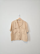 Everlane Linen Button Up Top (M)