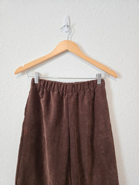 BDG Brown Cord Wide Leg Pants (XS)
