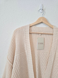 NEW Cream Textured Cardigan (M)