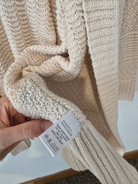 NEW Cream Textured Cardigan (M)