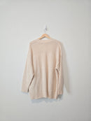 NEW Cream Textured Cardigan (M)