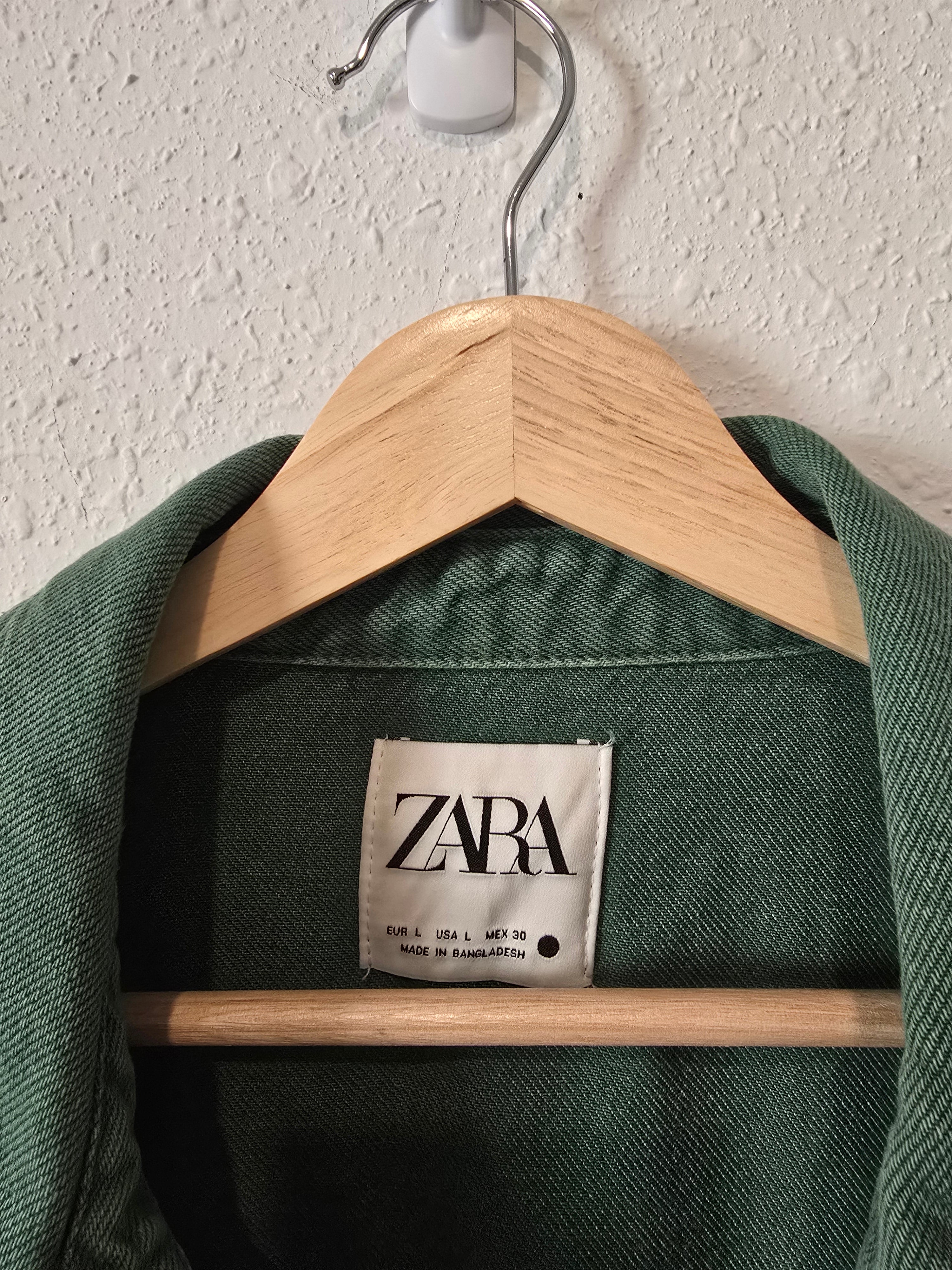 Zara Green Button Up Jacket (L)