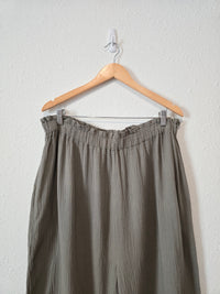 The Simple Folk Wide Leg Gauze Pants (XL)