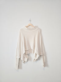 Free People Ribbed Thermal Top (M)