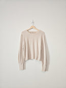 Madewell Puff Sleeve Sweater (XL)
