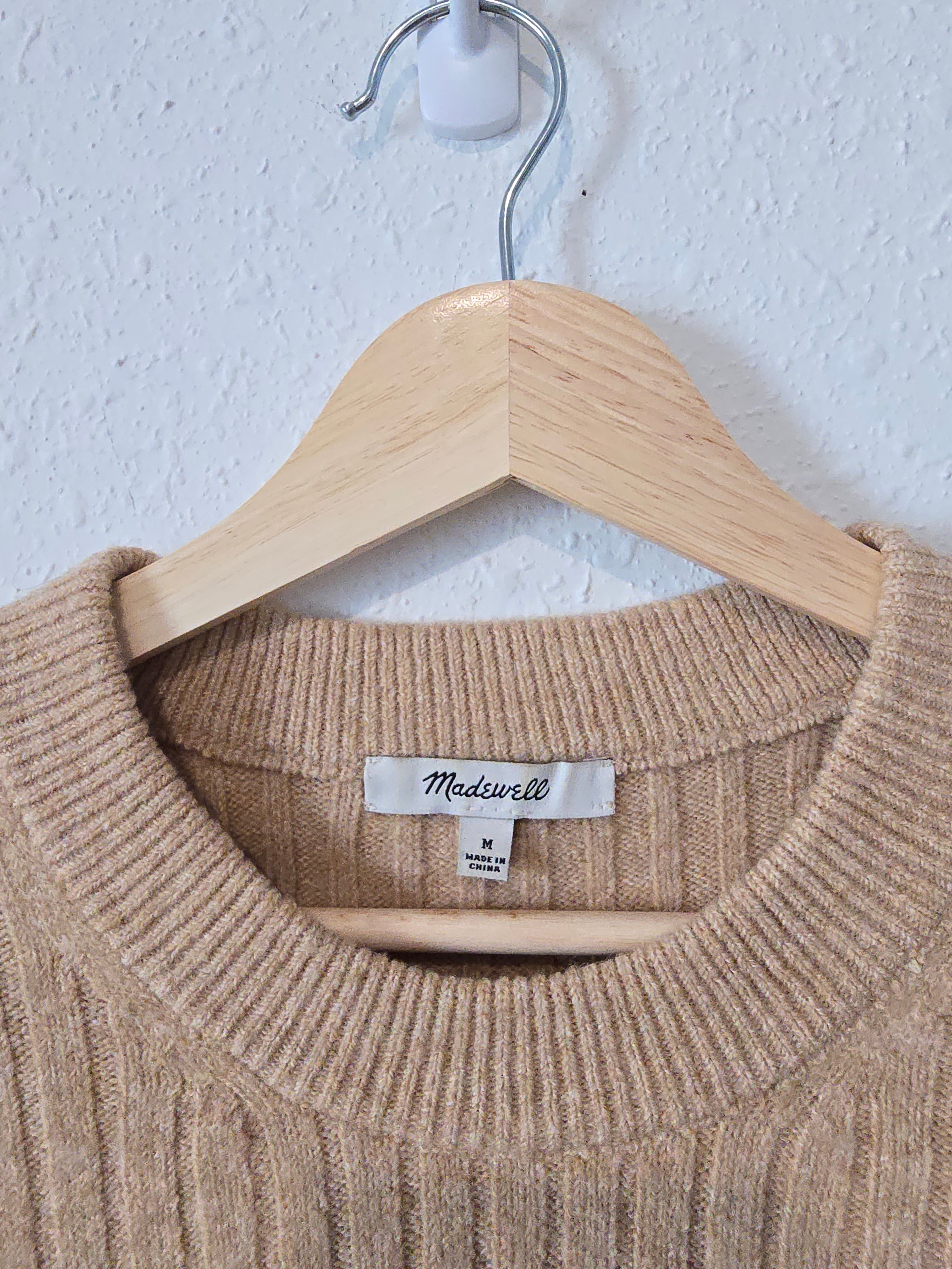 Madewell Crewneck Rib Sweater (M)