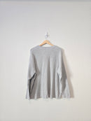 Aerie Gray Henley Sweater (S)