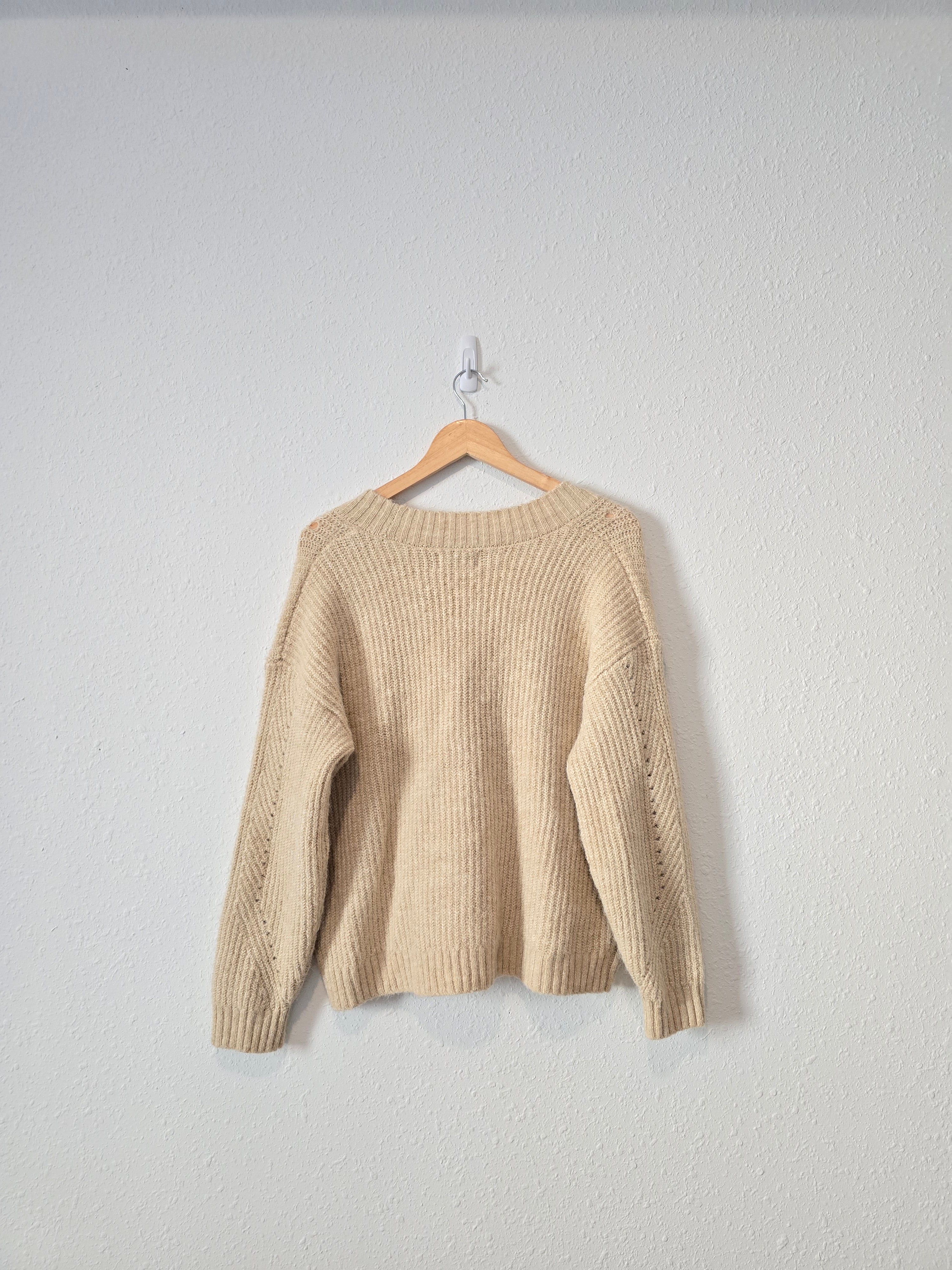 NEW Cozy Button Up Sweater (S)