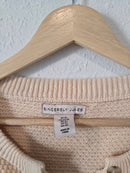 Waffle Knit Henley Sweater (XS)