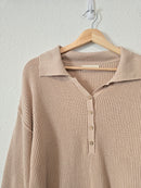 By Together Cotton Henley Sweater (S)