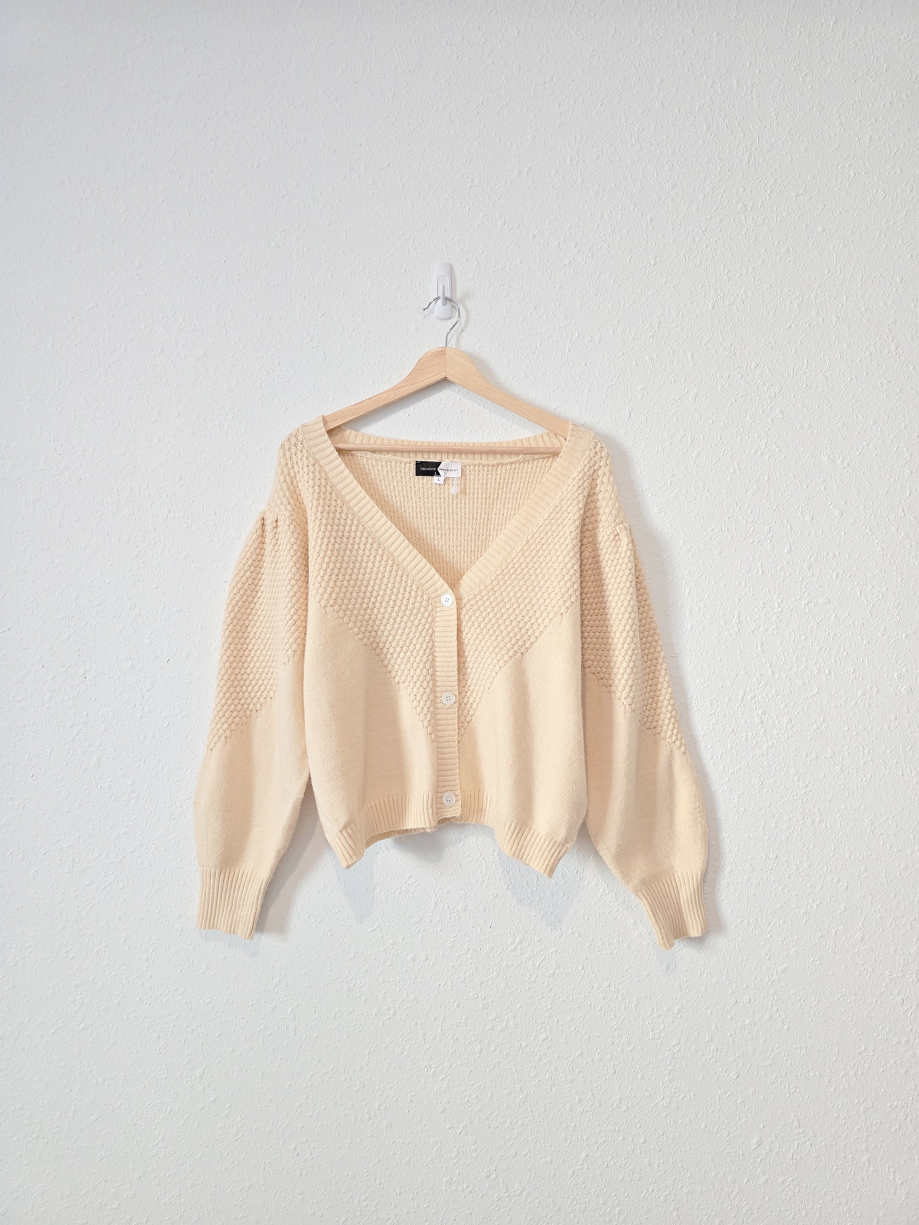 Piper & Scoot Textured Sweater (L)