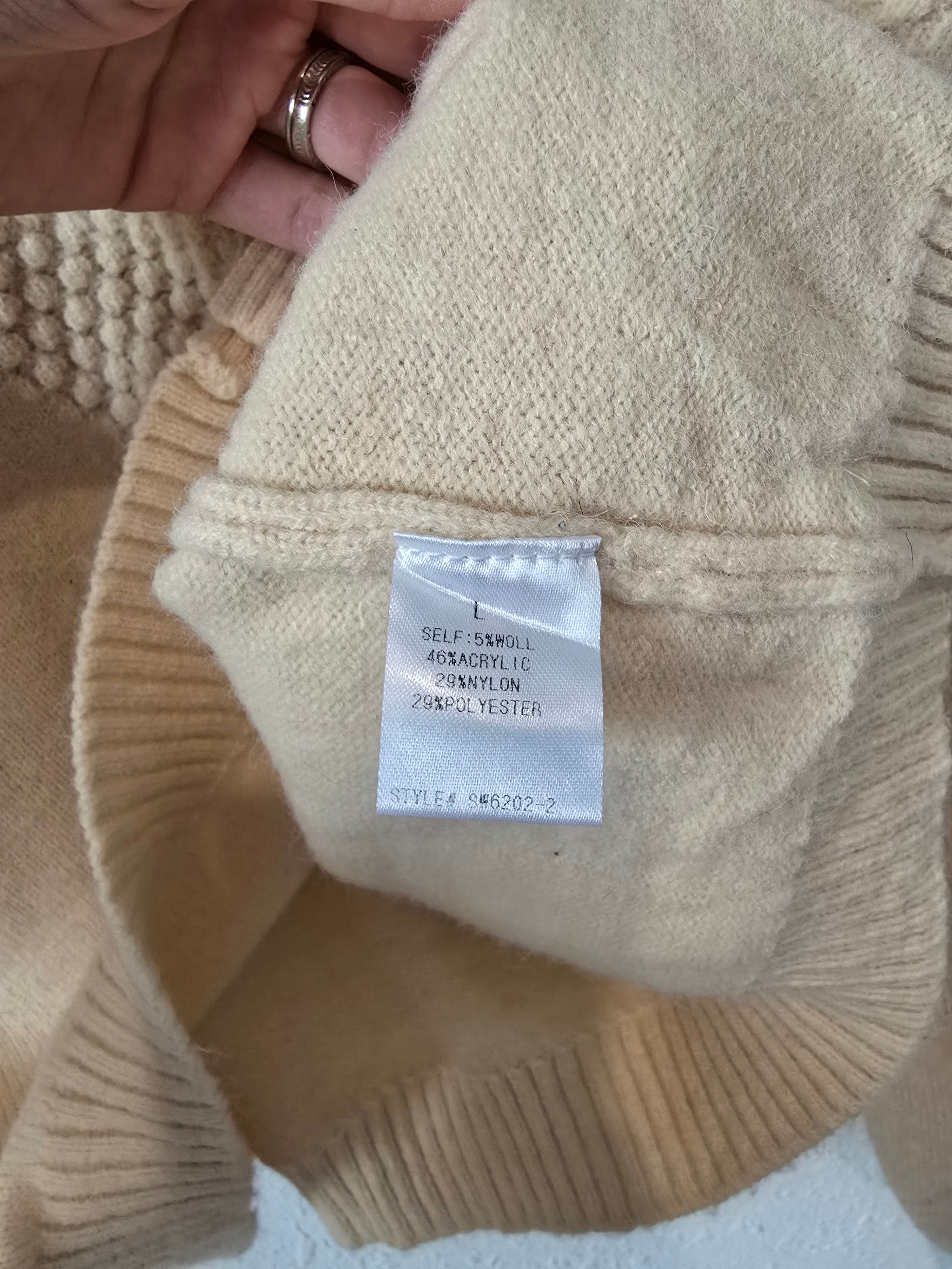 Piper & Scoot Textured Sweater (L)