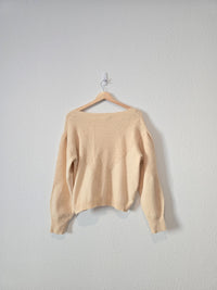 Piper & Scoot Textured Sweater (L)