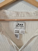 Flax Oversized Linen Button Up (L)