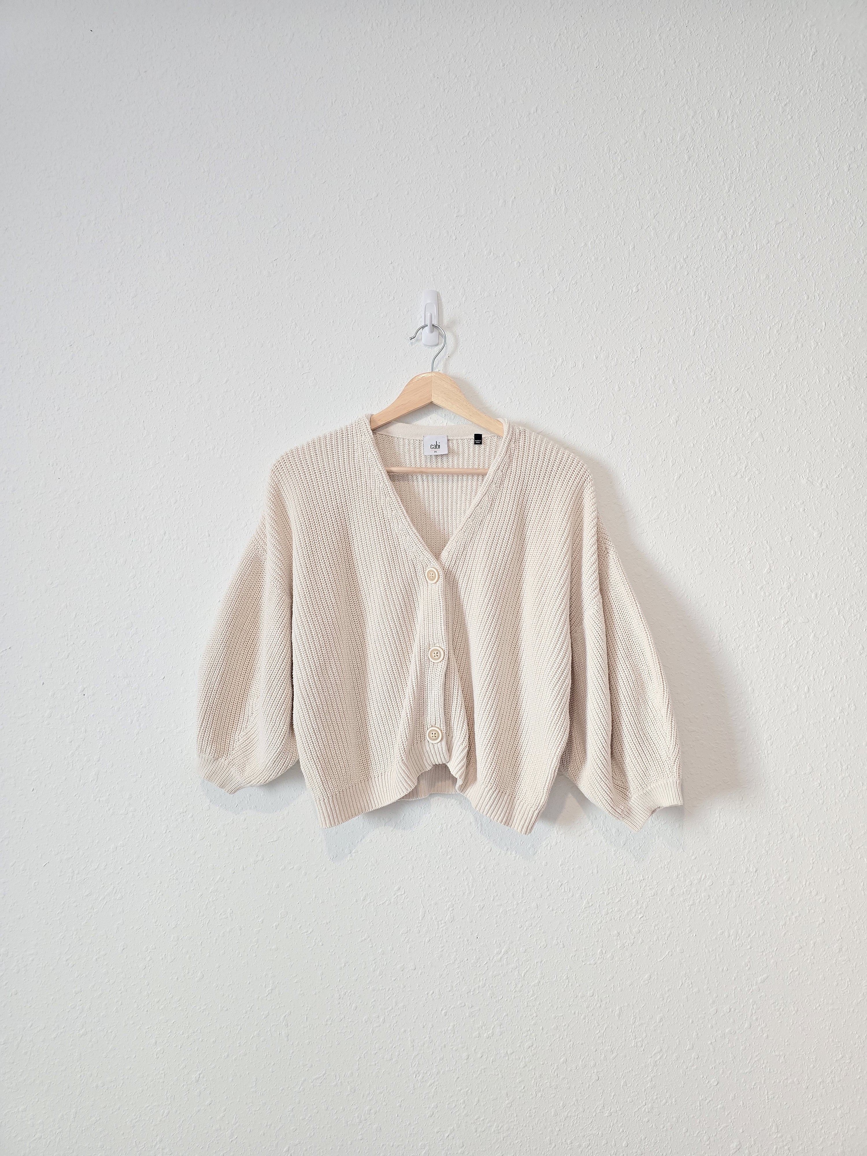 Cream Puff Sleeve Sweater (M)