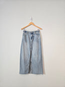 Cotton Denim Maxi Skirt (26)