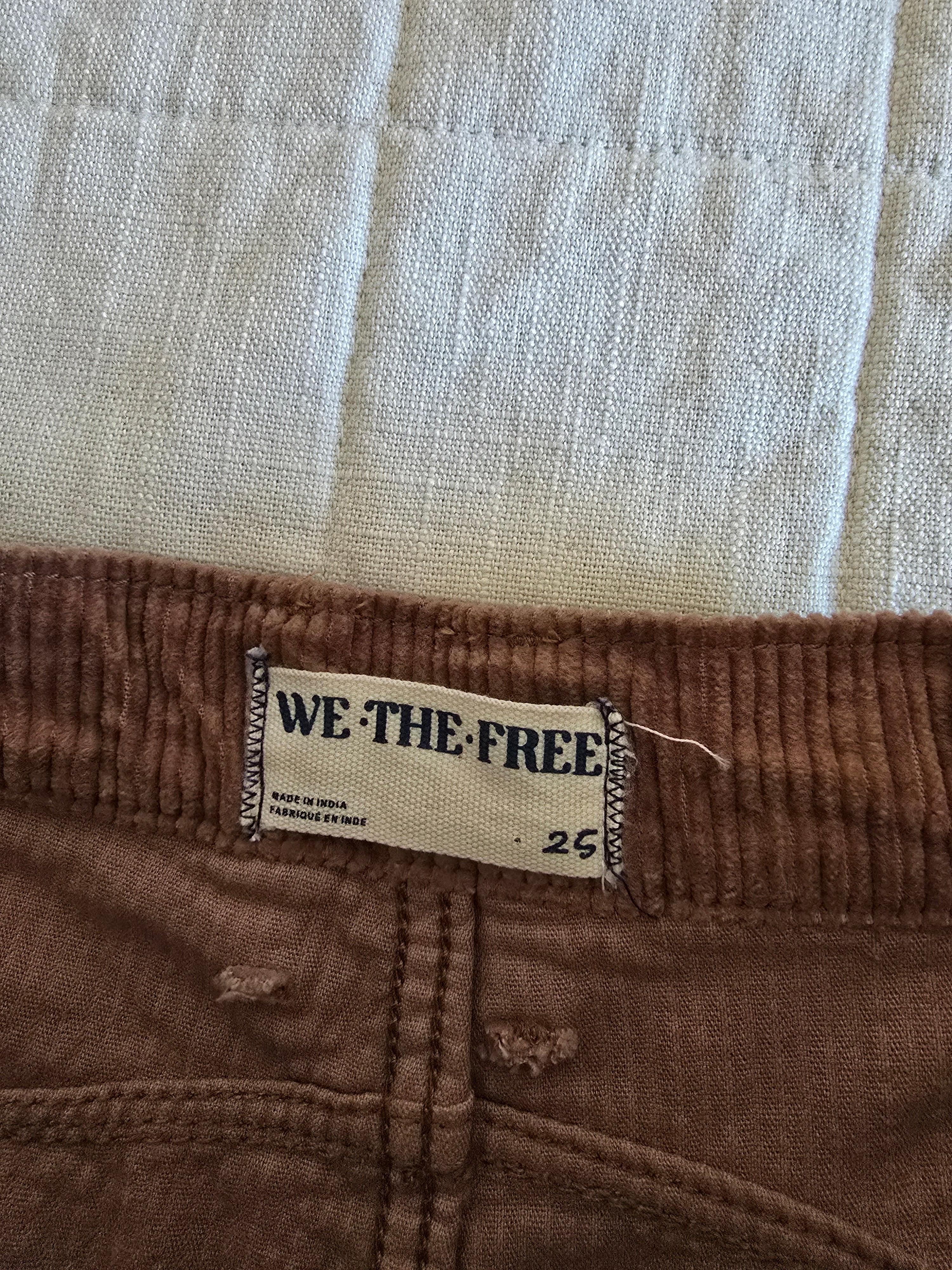 Free People Corduroy Barrel Jeans (25)