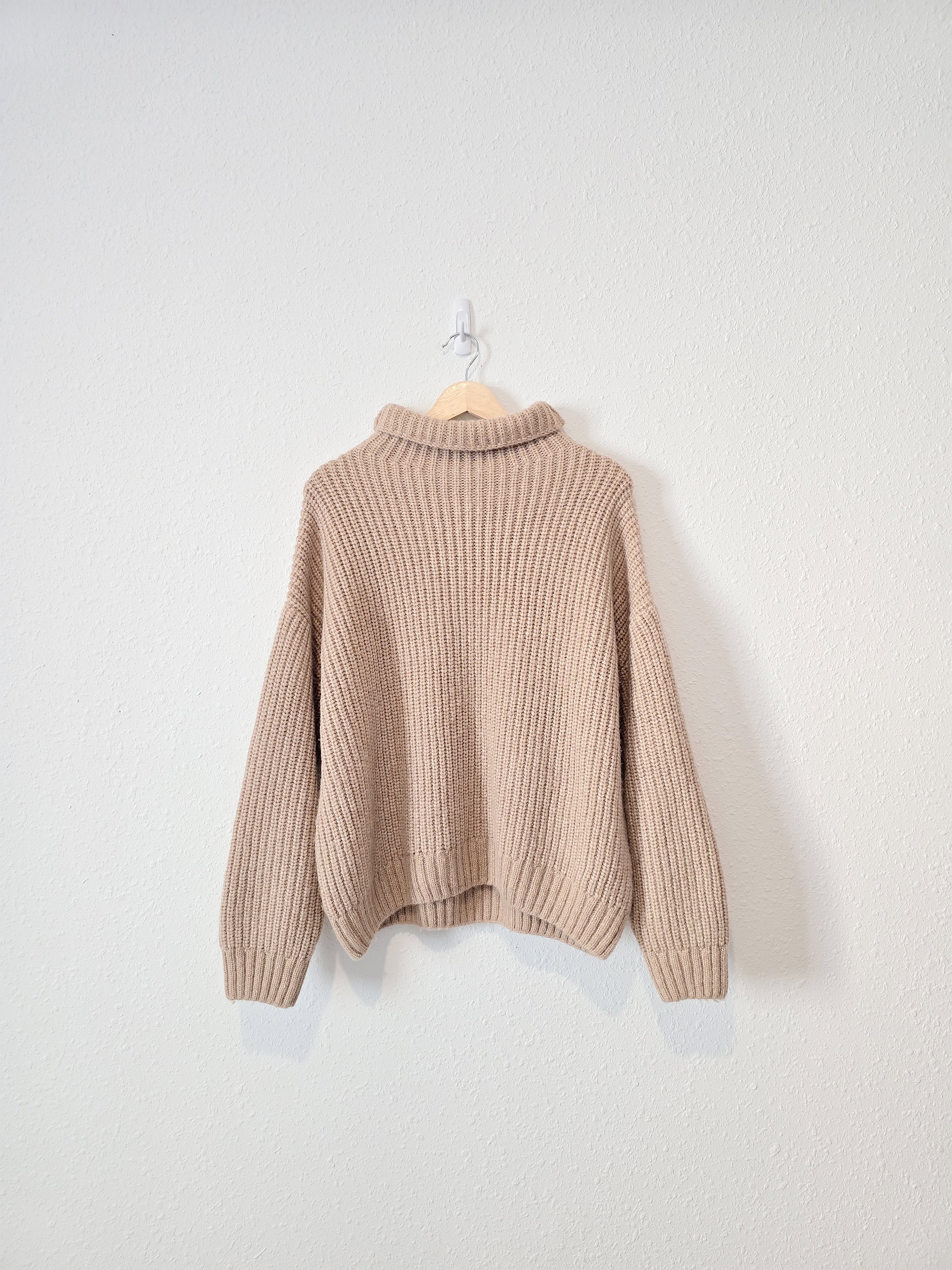 Anine Bing Oversized Turtleneck Sweater (XS)